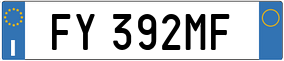 Truck License Plate
